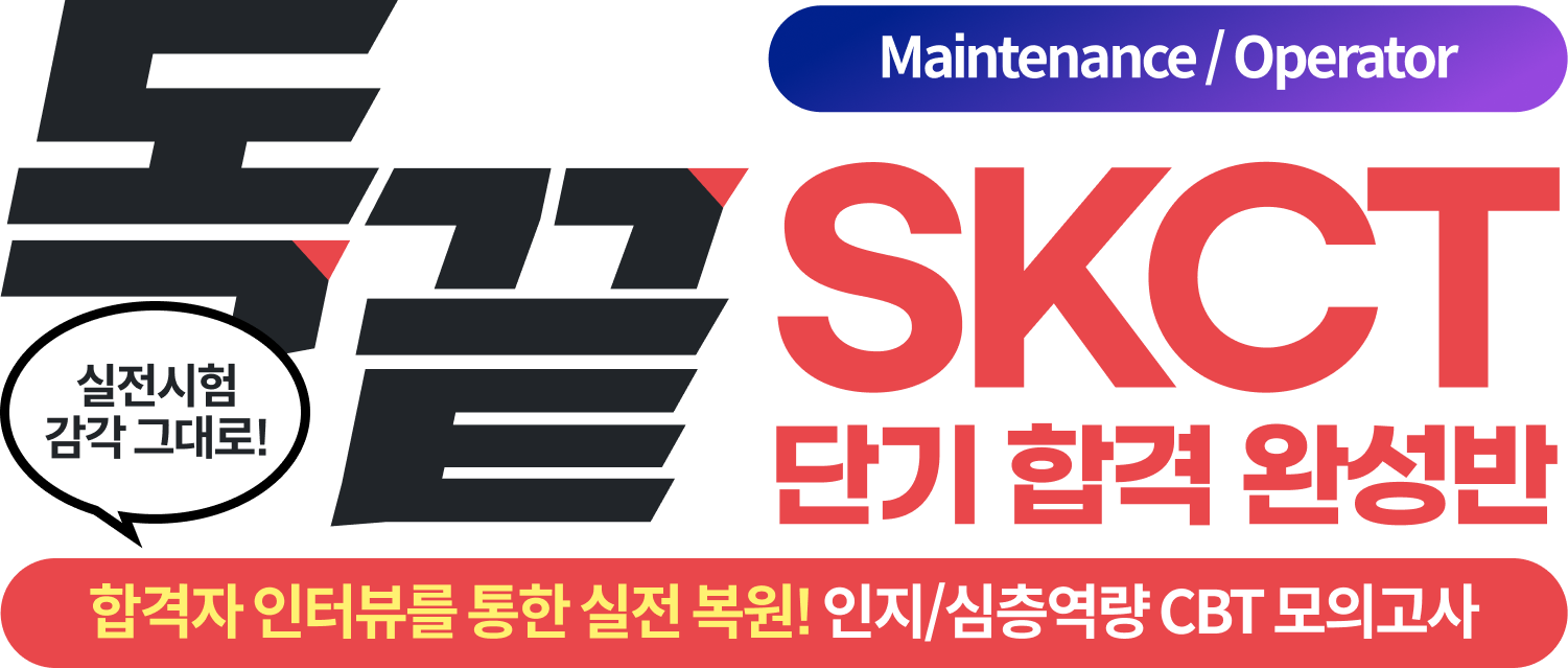 독끝 SKCT 단기 합격 완성반